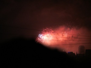 Happy New Year: My attempt at photographing fireworks over the London skyline